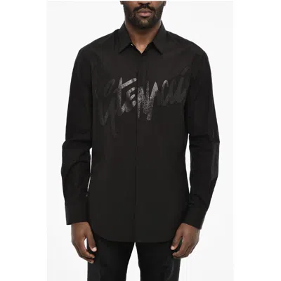Dsquared2 Casual Cotton Shirt With Glitter Details