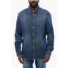 Dsquared2 Dan Relaxed Chambray Denim Shirt In Blue