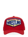 Dsquared2 Vibrant Red Baseball Hat With Embroidered Logo In Red