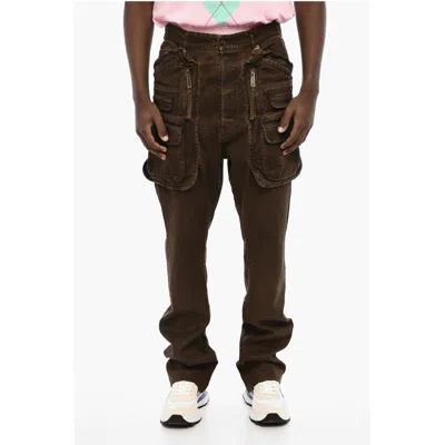 Dsquared2 Coated Cotton Cargo Pants