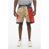 Dsquared2 Color Block Designed Flag Boxer Fit Shorts In Multi