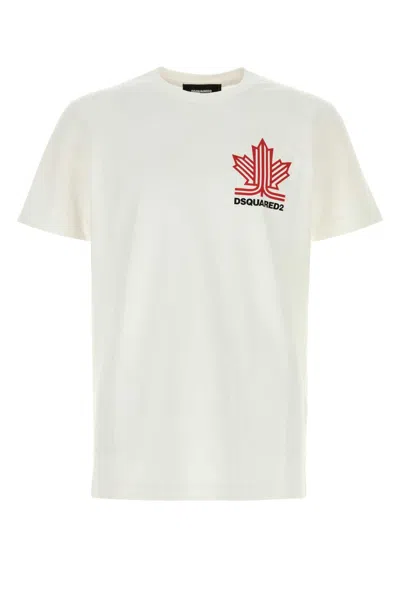 Dsquared2 Dsquared Cool Fit Mini Logo Tee In White