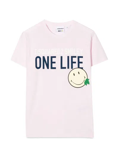 Dsquared2 Dsquared Unisex Cool Fit Mini T-shirt In Pink