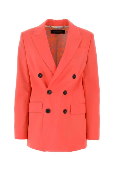 DSQUARED2 DSQUARED CORAL STRETCH POLYESTER BLEND NEW YORK BLAZER