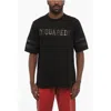 Dsquared2 T-shirt With Faux Leather Inserts