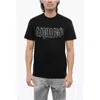 Dsquared2 Cotton D2 Gothic Loose Fit T-shirt With Rhinestones In Black