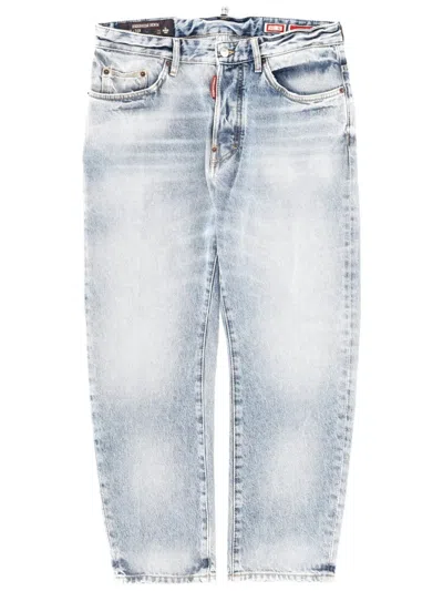 Dsquared2 Dsquared Cotton Denim Jeans In Blue