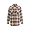 Dsquared2 Plaid Button-down Shirt With Chest Pockets In Brown