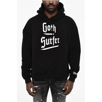 Dsquared2 Dsquared² Cotton Hoodie With Gothic Men's Print