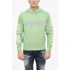 Dsquared2 Cotton Hoodie With Prints In Green