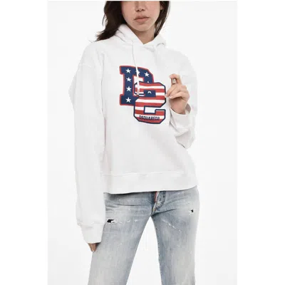 Dsquared2 Dsquared² Cotton Hoodie With Women's Monogram