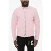 Dsquared2 Cotton Jacket Wih Zip Closure And Logo Buttons