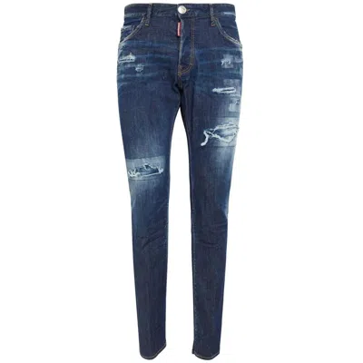 Dsquared2 Dsquared² Cotton Jeans & Men's Pant In Blue