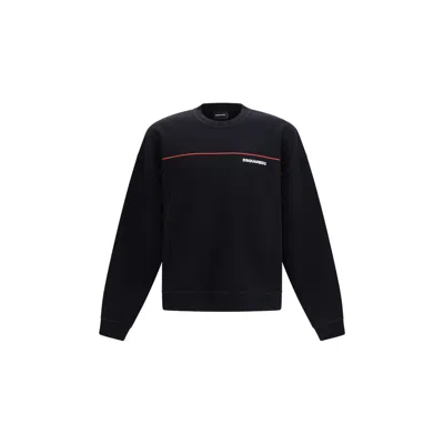 Dsquared2 Dsquared² Cotton Men's Sweatshirt In Black