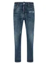 Dsquared2 Stonewashed-effect Straight Jeans In Blue