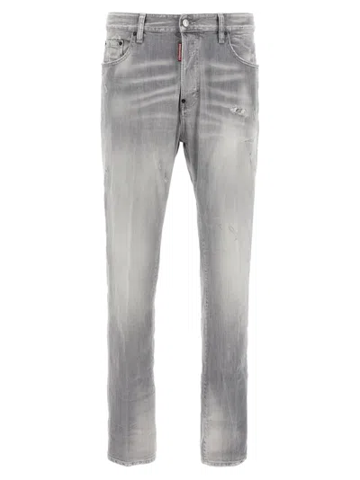 Dsquared2 Dsquared² Cotton Straight-leg Men's Jeans In Multi