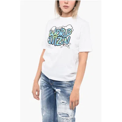 Dsquared2 Dsquared² Crew Neck World Citizen Cotton Women's T-shirt