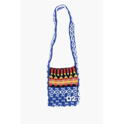 Dsquared2 Dsquared² Crochet Wool Blend Crossbody Women's Bag