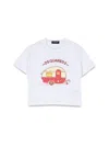 Dsquared2 Dsquared Crop Print T-shirt In White