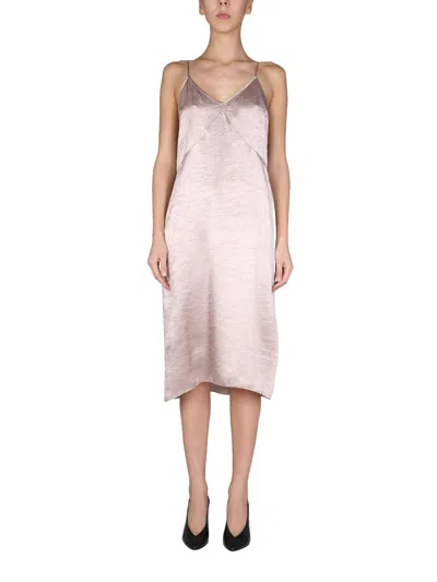 Dsquared2 Dsquared Crossed Strap Mini Dress In Nude