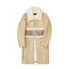 Dsquared2 Crystal Embellished Coat Women In Neutral