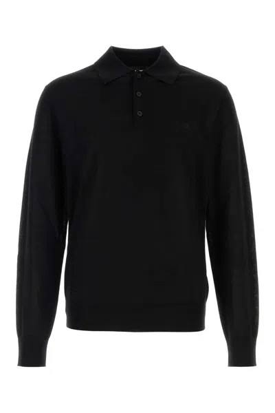 Dsquared2 Dsquared D2 Upside Down Long Sleeves Polo In Black