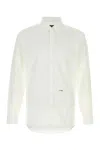 Dsquared2 Dsquared White Stretch Poplin Dan Shirt In White