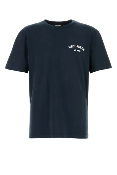 Dsquared2 Dsquared Dark Blue Cotton T-shirt