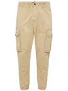 Dsquared2 Distressed Effect Tapered Cargo Trousers For Men