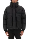 Dsquared2 Dsquared Men Down Jacket With Logo In Black