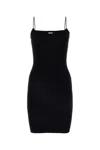Dsquared2 Black Viscose Blend Mini Dress In Black