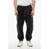 Dsquared2 Eco-leather And Jersey Hybrid Swag Track Pants