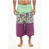 Dsquared2 Extra-long Swim Short With Floral Motif