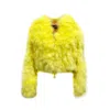 Dsquared2 Feathers Bomber Jacket Women In Yellow