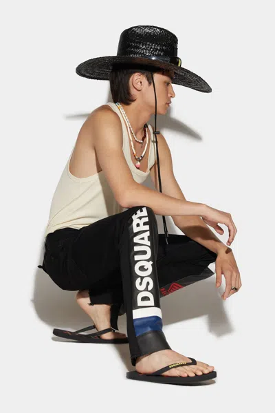 Dsquared2 Kids' Dsquared² Fibres Casual Women's Pants In Black