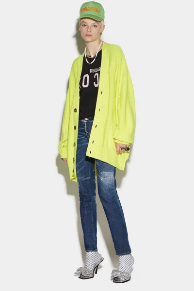 Dsquared2 Dsquared² Fibres Skinny Women's Jeans In Green