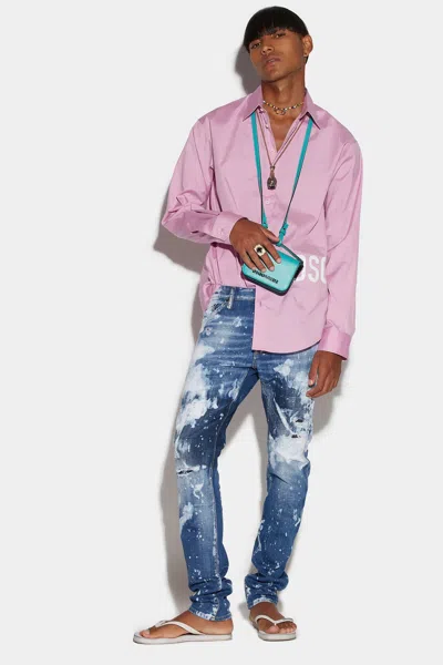 Dsquared2 Dsquared² Fibres Slim Fit Women's Jeans In Blue