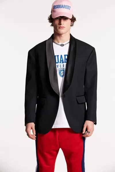 Dsquared2 Kids' Dsquared² Fibres Women's Blazer In Black