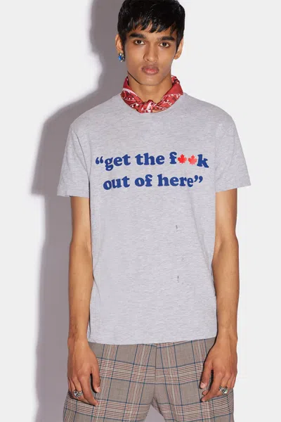 Dsquared2 Dsquared² Fibres Women's T-shirt In Gray