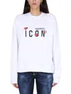 Dsquared2 Dsquared Game Lover Sweatshirt In White