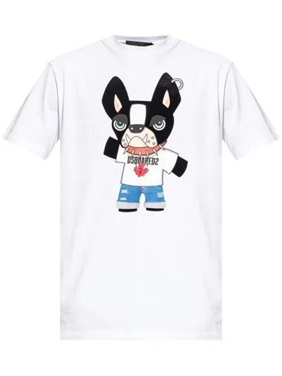 DSQUARED2 DSQUARED2 DSQUARED GRAPHIC-PRINT COTTON T-SHIRT