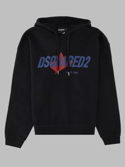 Dsquared2 Dsquared Graphic Pullover Hoodie In Black