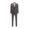 Dsquared2 Men Single-breasted Wool-blend Suit In Gray
