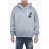 Dsquared2 Hoodie Sweatshirt With Paint Splitter Pattern