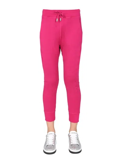 Dsquared2 Dsquared "icon" Jogging Trousers In Pink