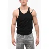 Dsquared2 Icon Logoed Lace Tank Top In Black