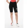 Dsquared2 Dsquared² Icon Stretch Cotton Biker Shorts With Printed Women's Logo