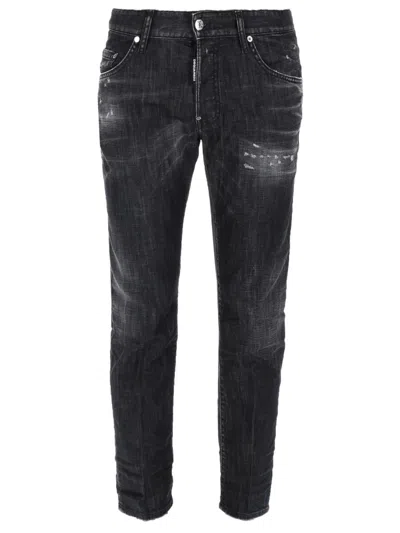 Dsquared2 Dsquared Jeans Cinque Tasche In Black