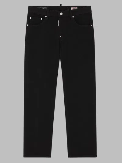 Dsquared2 Dsquared Jeans In Denim Di Cotone In Black