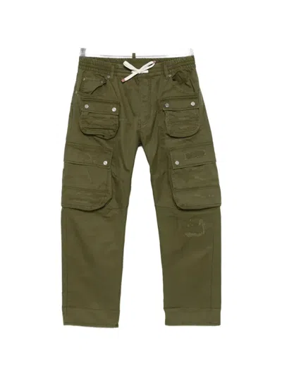 Dsquared2 Dsquared Kawaii Pocket Drawstring Trousers In Green
